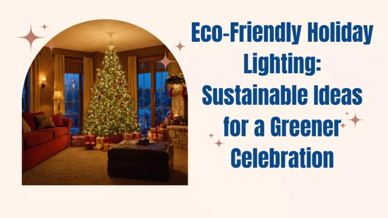 Eco-Friendly Holiday Lighting: Sustainable Ideas for a Greener Celebration